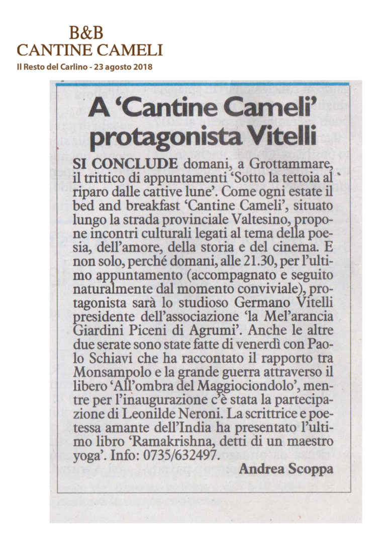 Il Resto del Carlino 2018